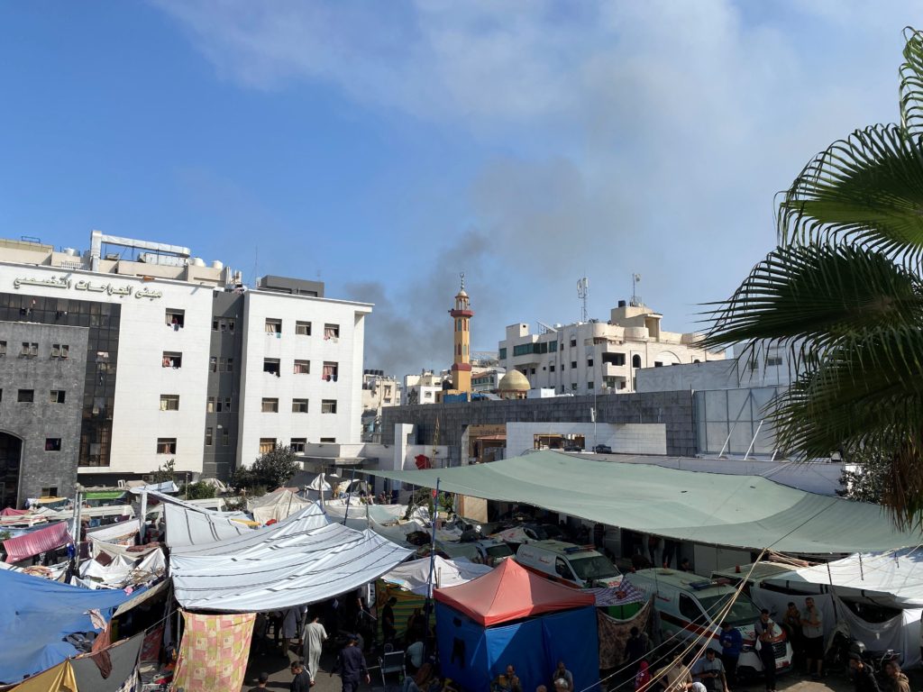 غزة الشفاء الاحتلال إسرائيل