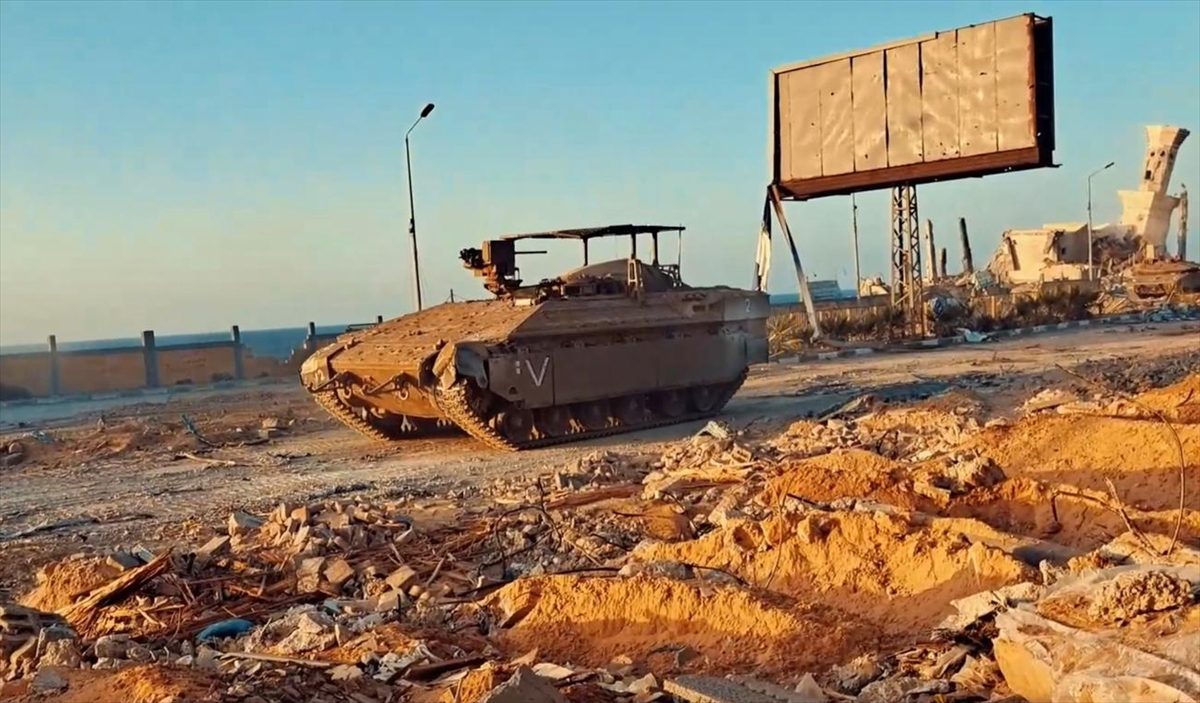 دبابة إسرائيلية/الأناضول