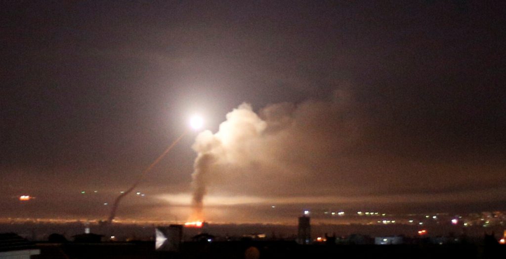 هجوم دمشق الهجمات الإسرائيلية على سوريا