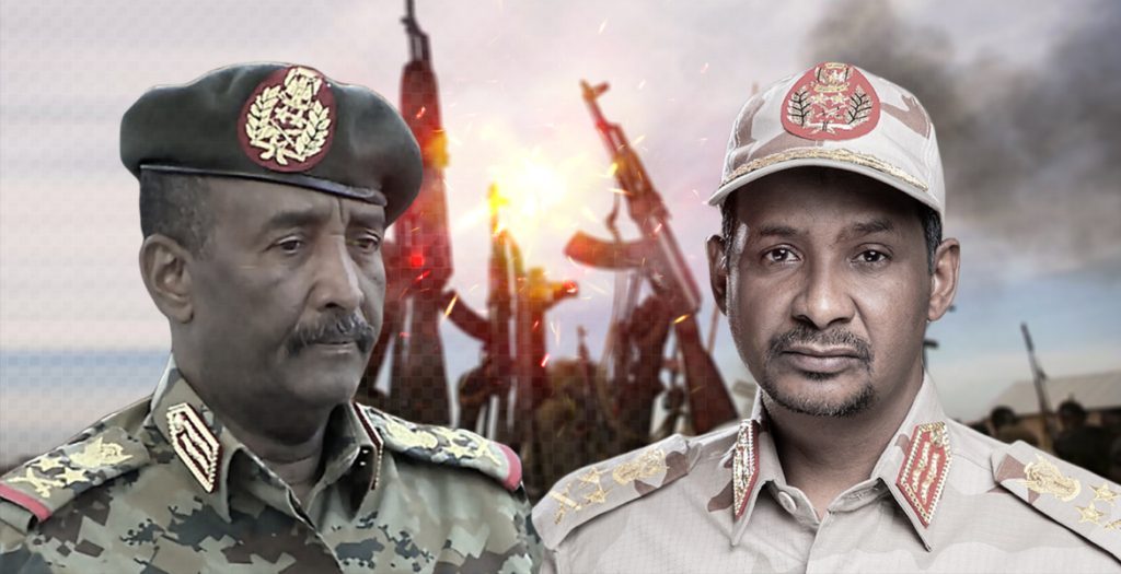 الجيش السوداني وقوات الدعم السريع