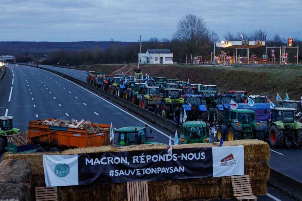 فرنسا احتجاجات المزارعين 