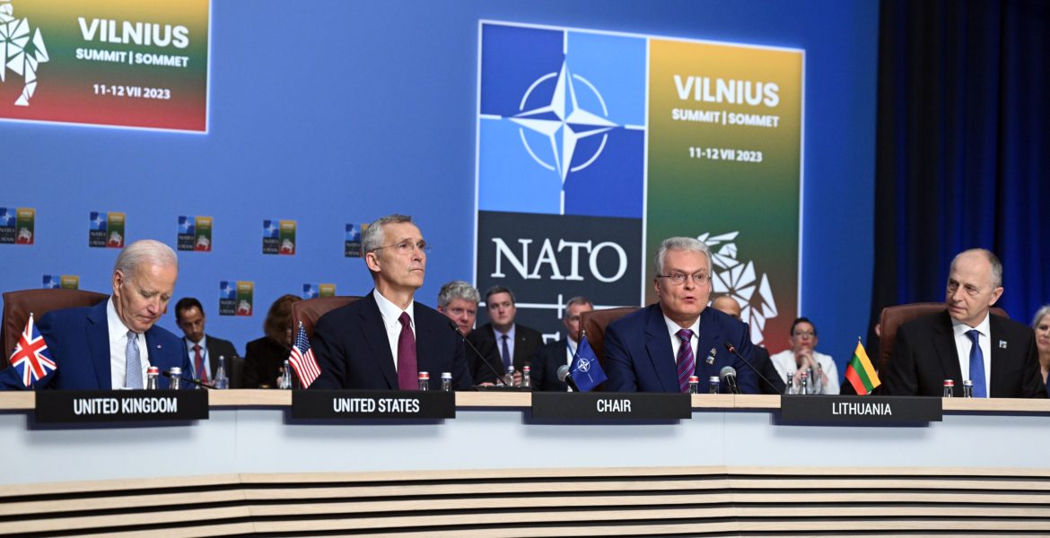اجتماع قادة حلف الناتو بالعاصمة الليتوانية فيلنيوس /وكالة الأناضول