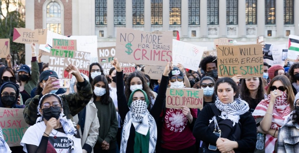 احتجاجات في نيويورك لدعم غزة 