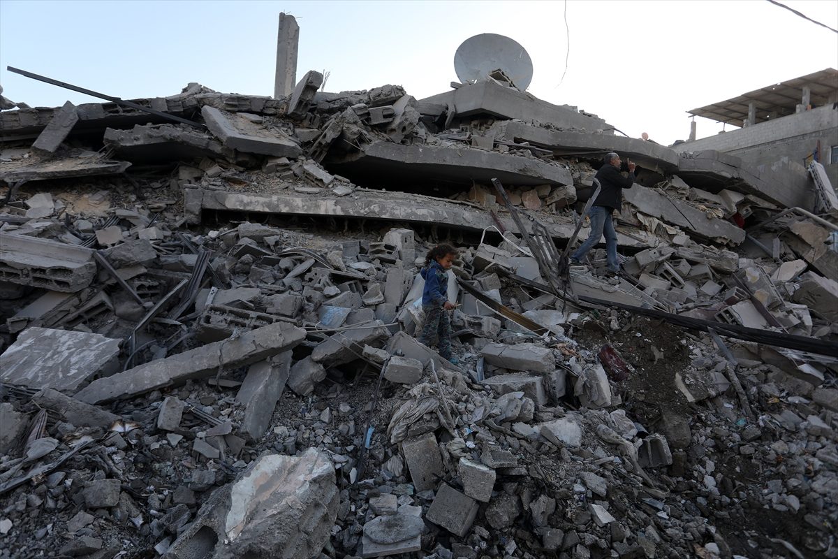 آثار القصف الإسرائيلي على غزة/الأناضول