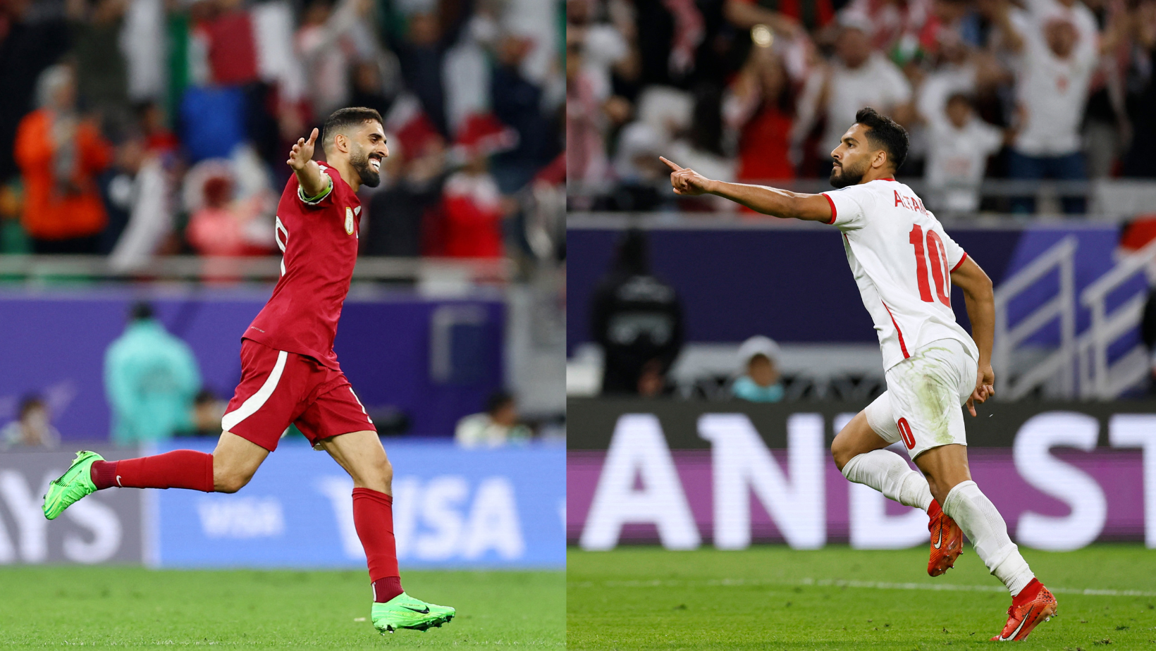رويترز/ مشاهدة مباراة الأردن وقطر