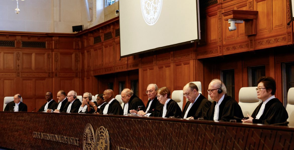 قضاة محكمة العدل الدولية/رويترز