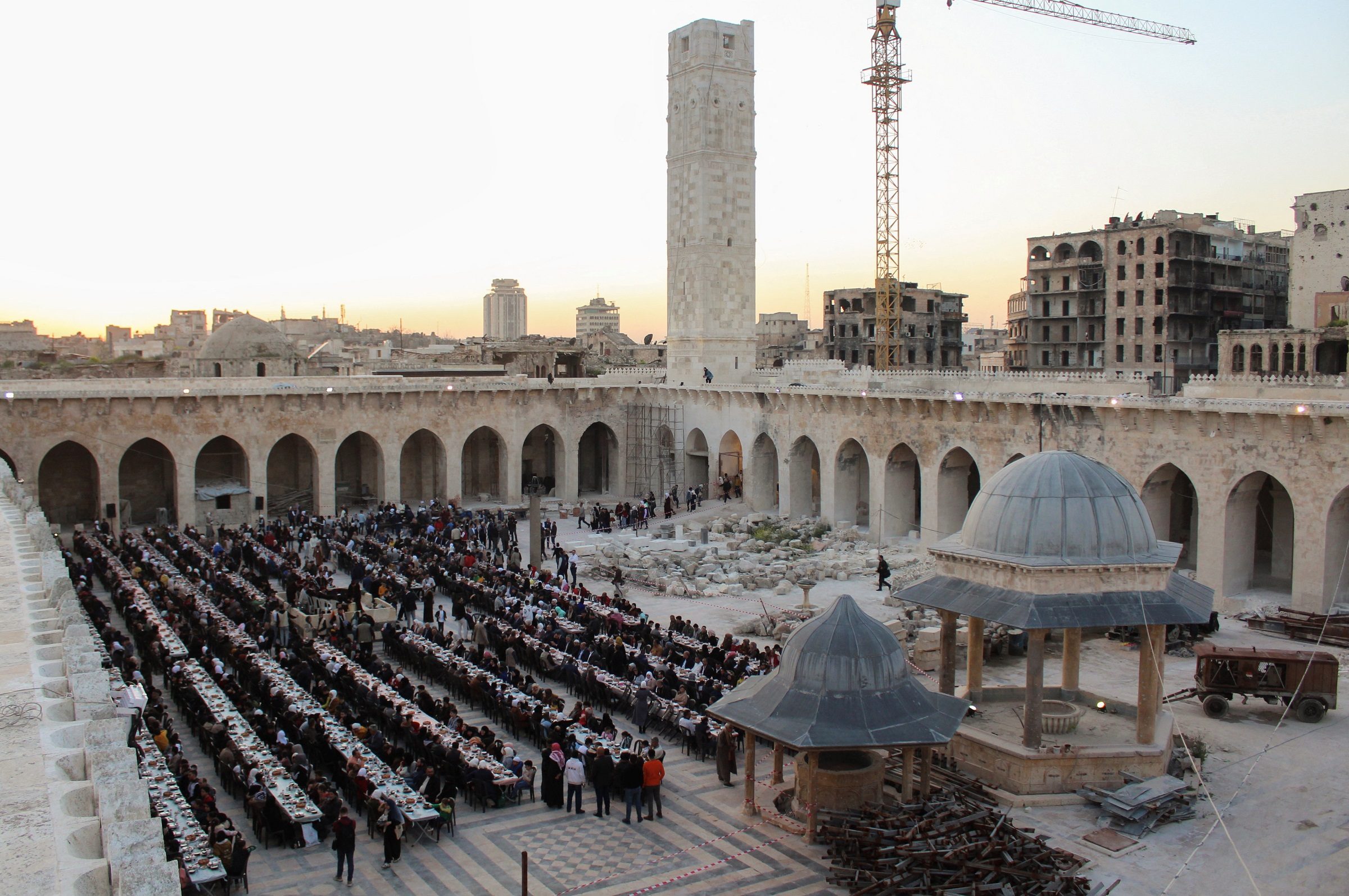 الجامع الأموي في حلب/ رويترز