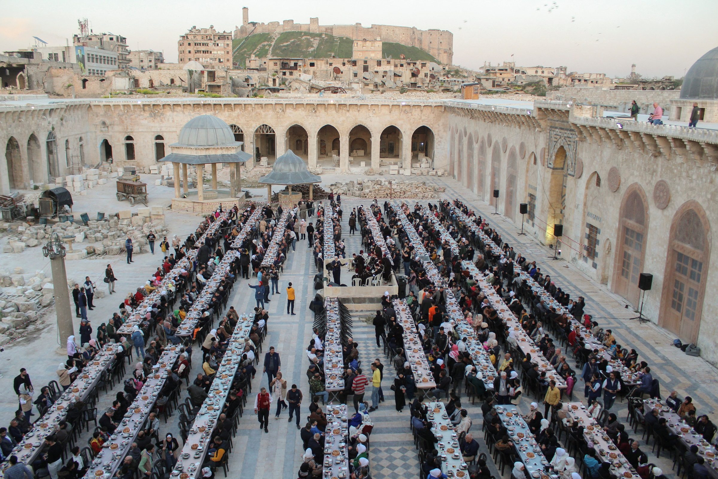 الجامع الأموي في حلب/ رويترز