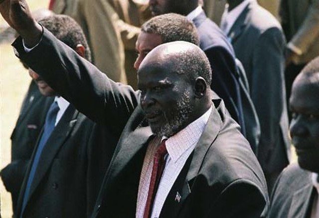 جون قرنق نائب رئيس السودان| wikimedia