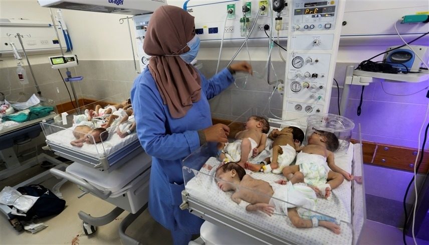 الأطفال الخدج في غزة