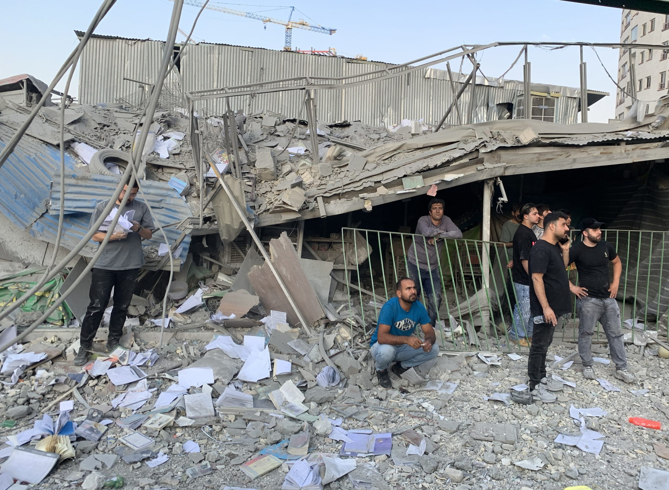 القصف الإسرائيلي على إيران/ الأناضول