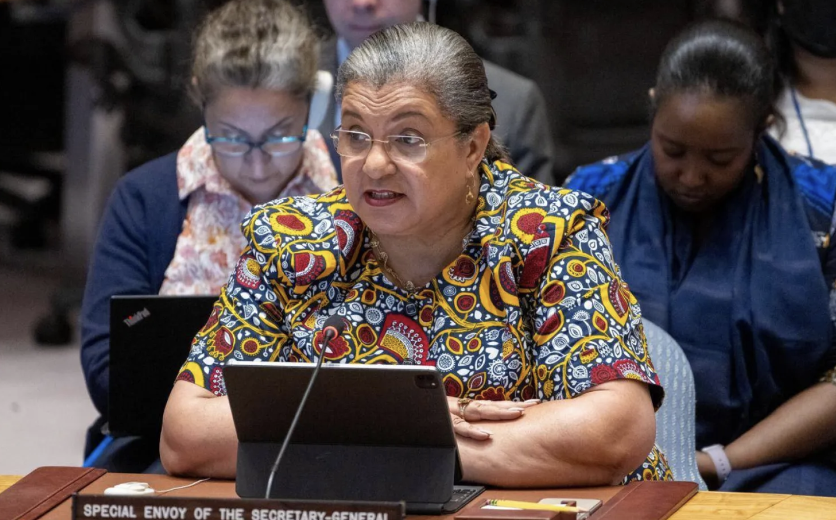 استعرضت تيتيه خارطة الطريق الليبية أمام مجلس الأمن/ الأمم المتحدة