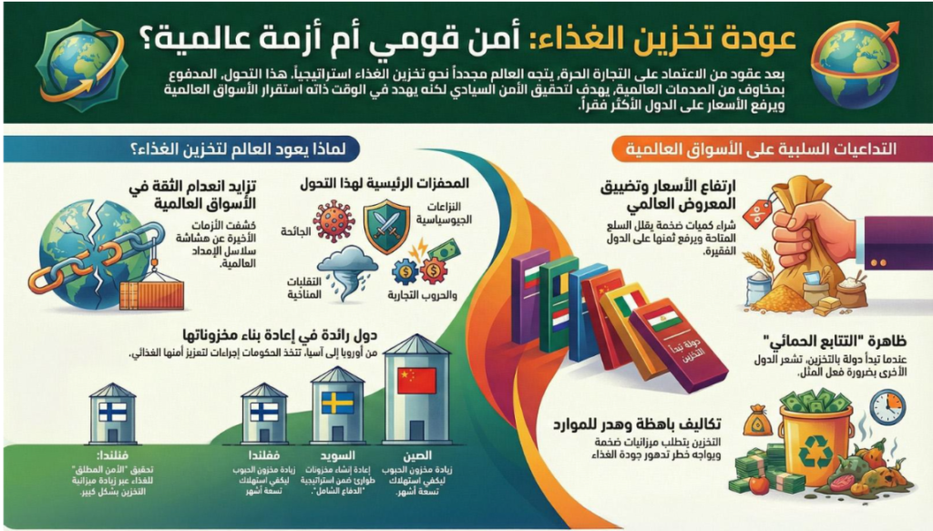 تخزين الغذاء